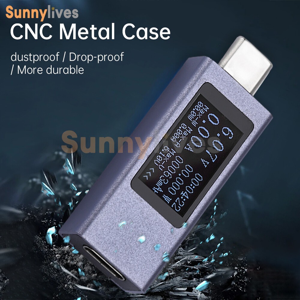 USB Type-C Power Tester Voltage Current Meter USB-C Multimeter DC 4-30V 0-12A US