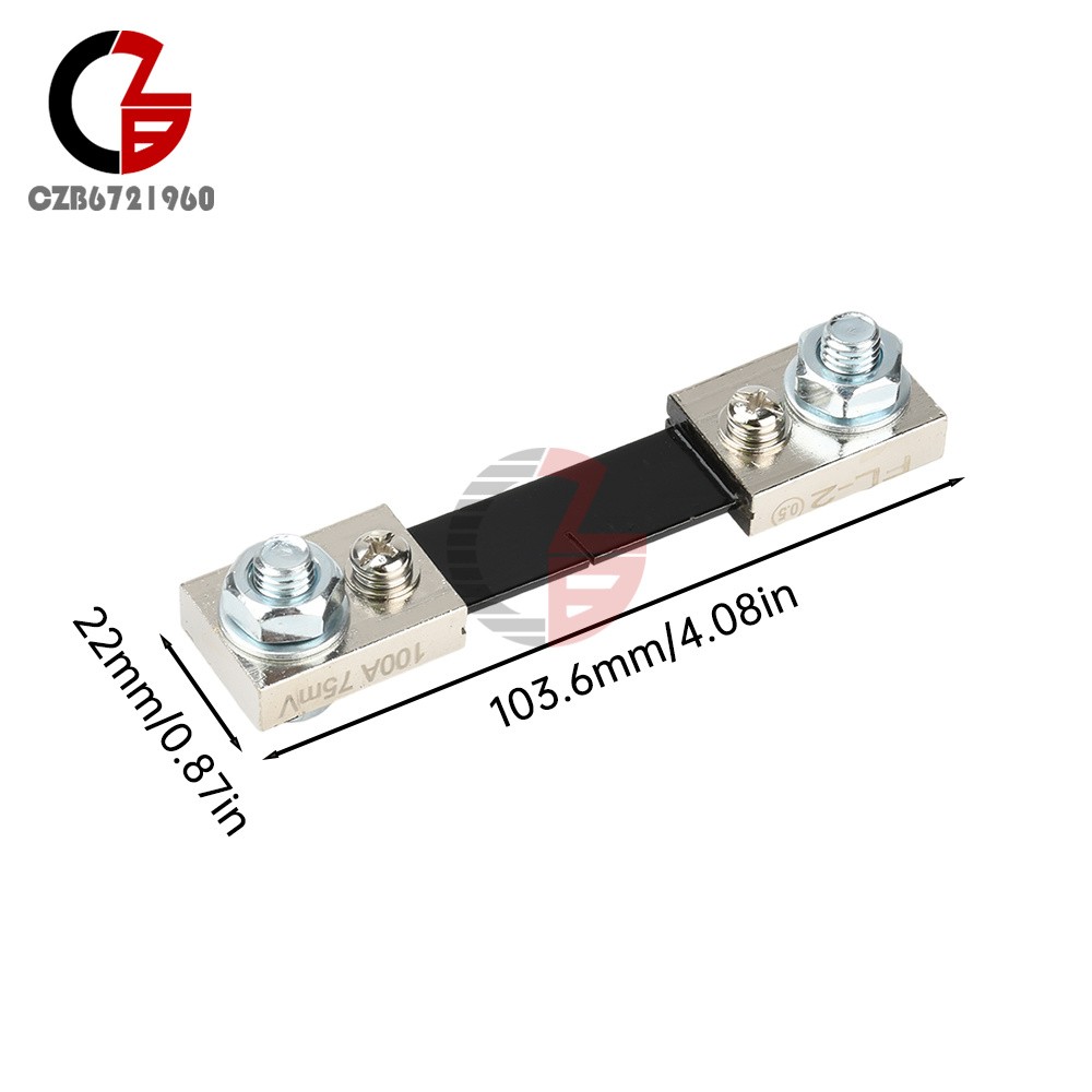 DC 100V/100A Voltmeter Ammeter Volt Amp Meter Voltage Current Tester with Shunt