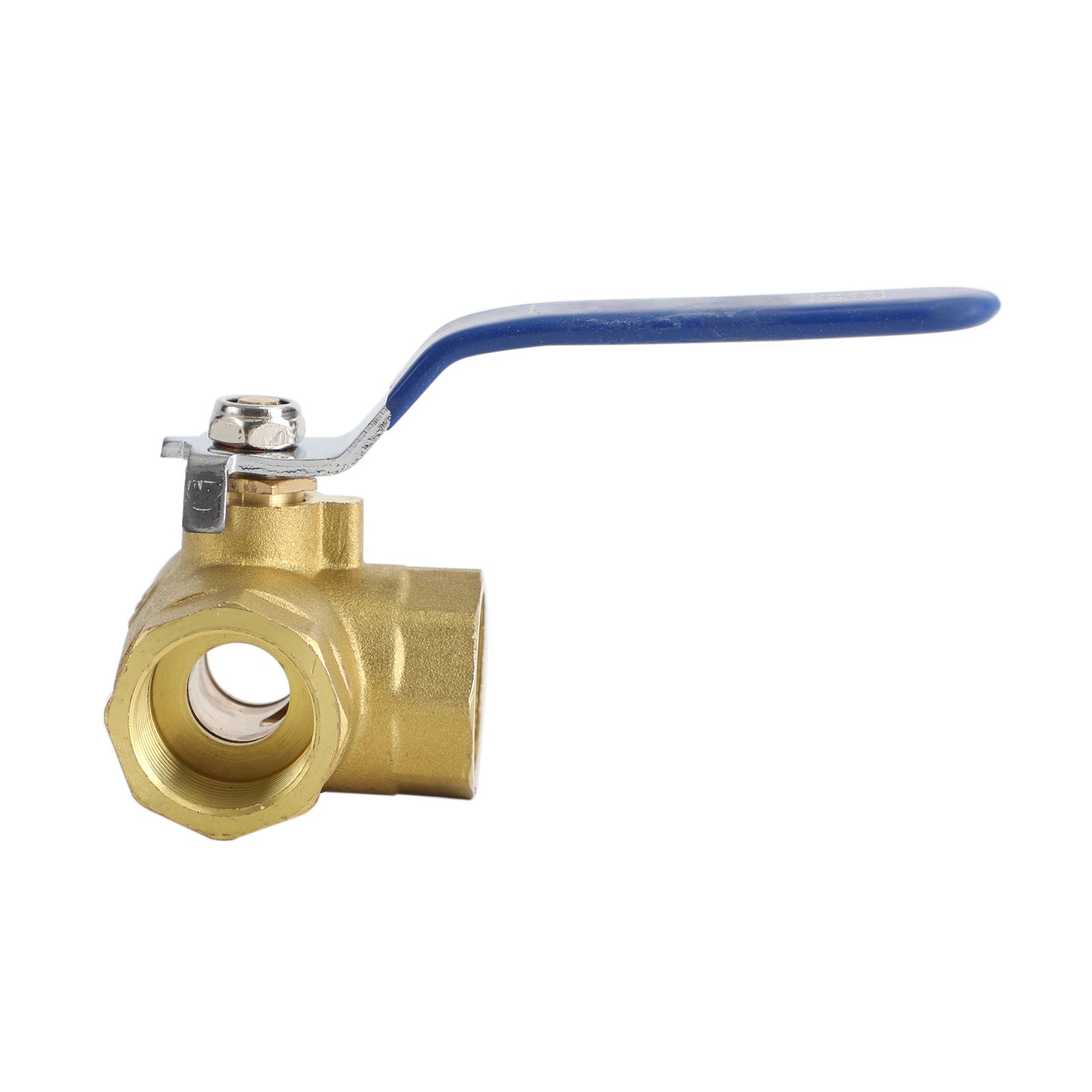 🚀G3/4″ 3 Way Ball Valve Three T Port Brass Female Type For Water Oil And Gas