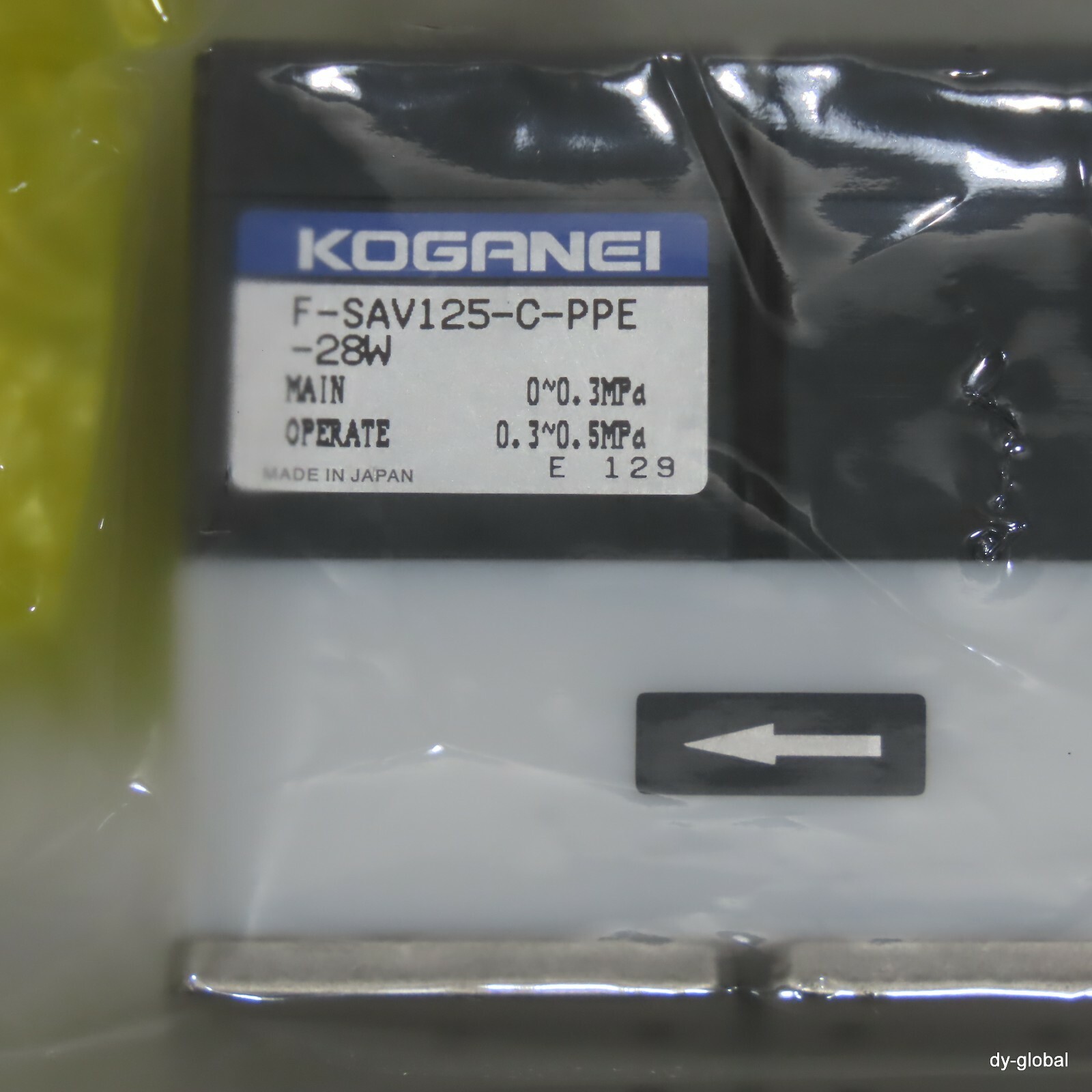KOGANEI NNB F-SAV125-C-PPE-28W Fluororesin Air-Piloted Valve VLV-I-1096=9J23