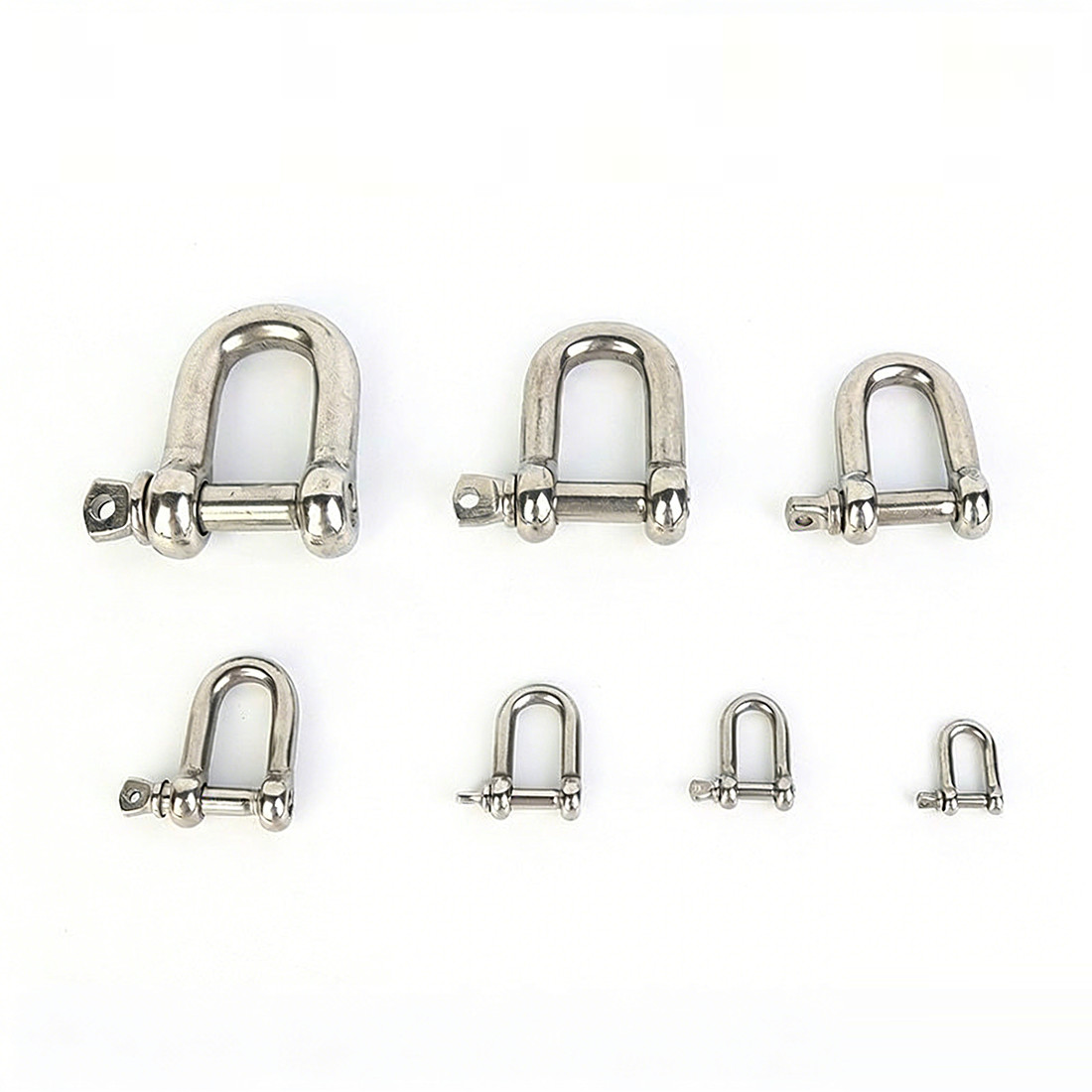 D and Bow Shackles 4mm 5mm 6mm 8mm 10mm 12mm~38mm 316 Stainless Steel D Shackle