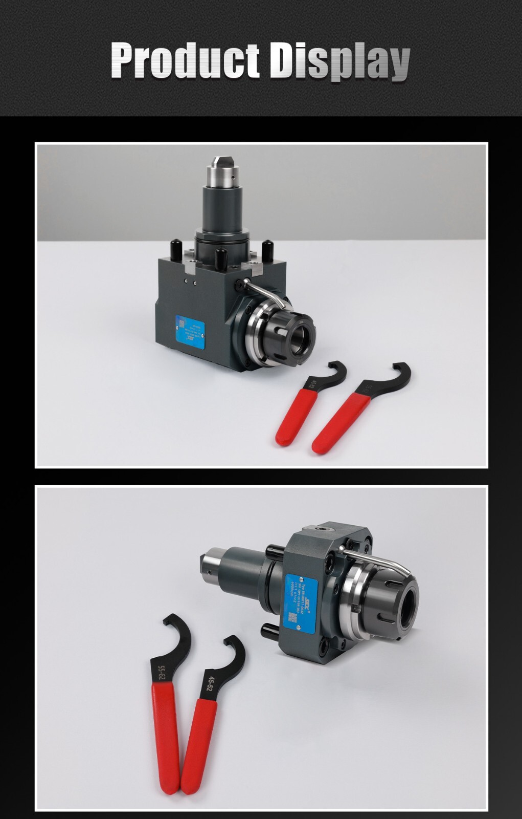 BMT65 90° Radial Driven Turning Holder CNC Power Lathe Too for Turn-Mill Machine