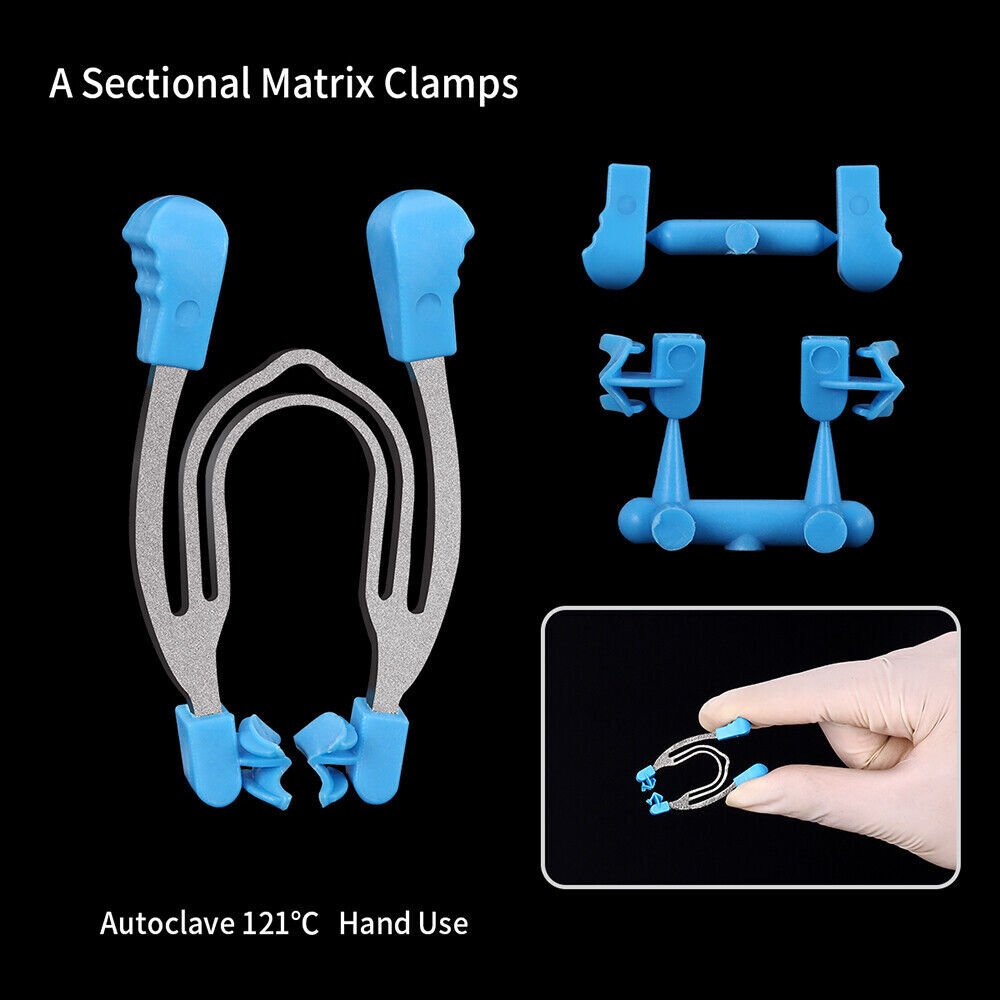 Dental Matrices Ring Insert Matrix Tweezer Plier Titanium Ring Clamp Fits TOR VM