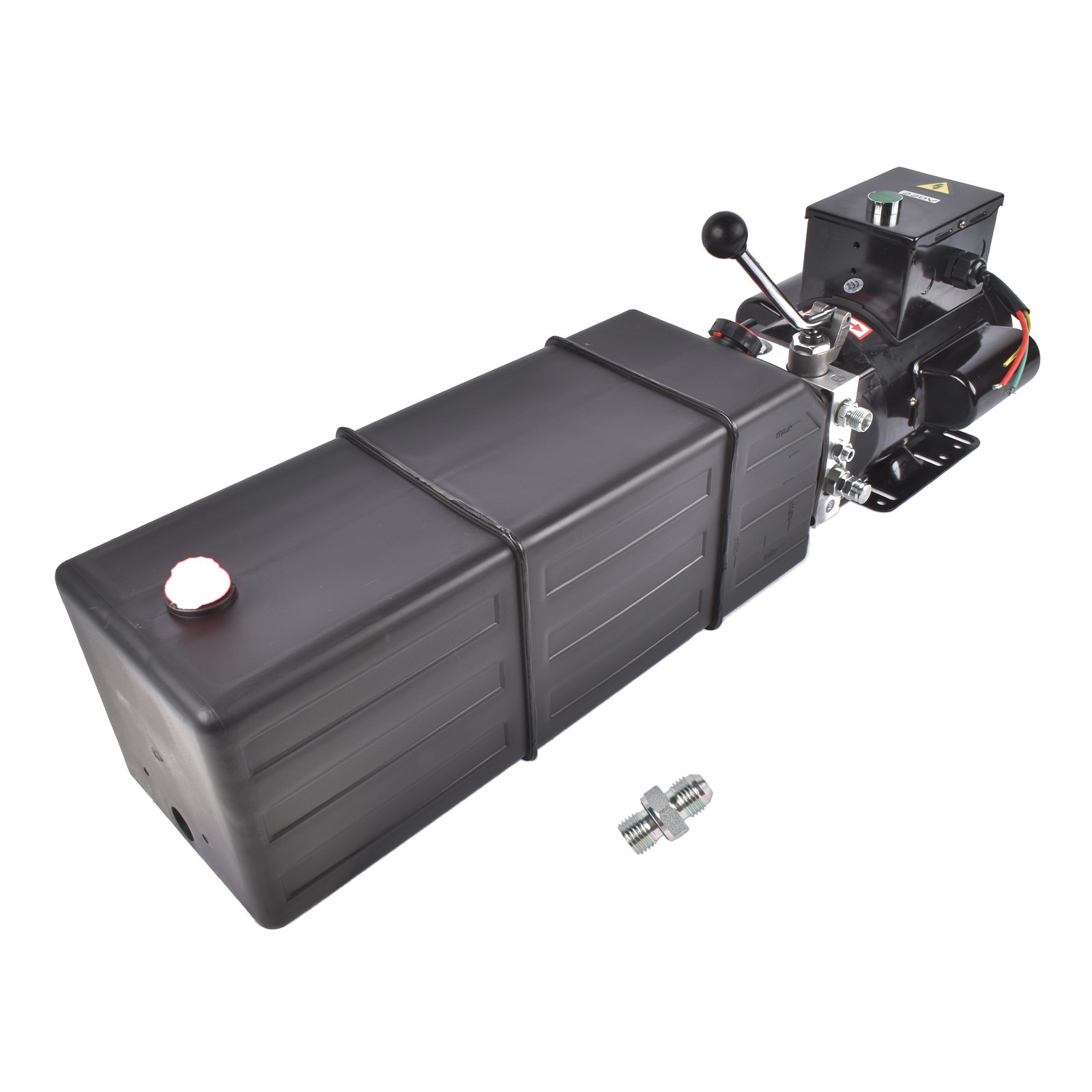 Car Lift Hydraulic Pump Power Unit 15 Quart Single Action 220V for Auto Repair