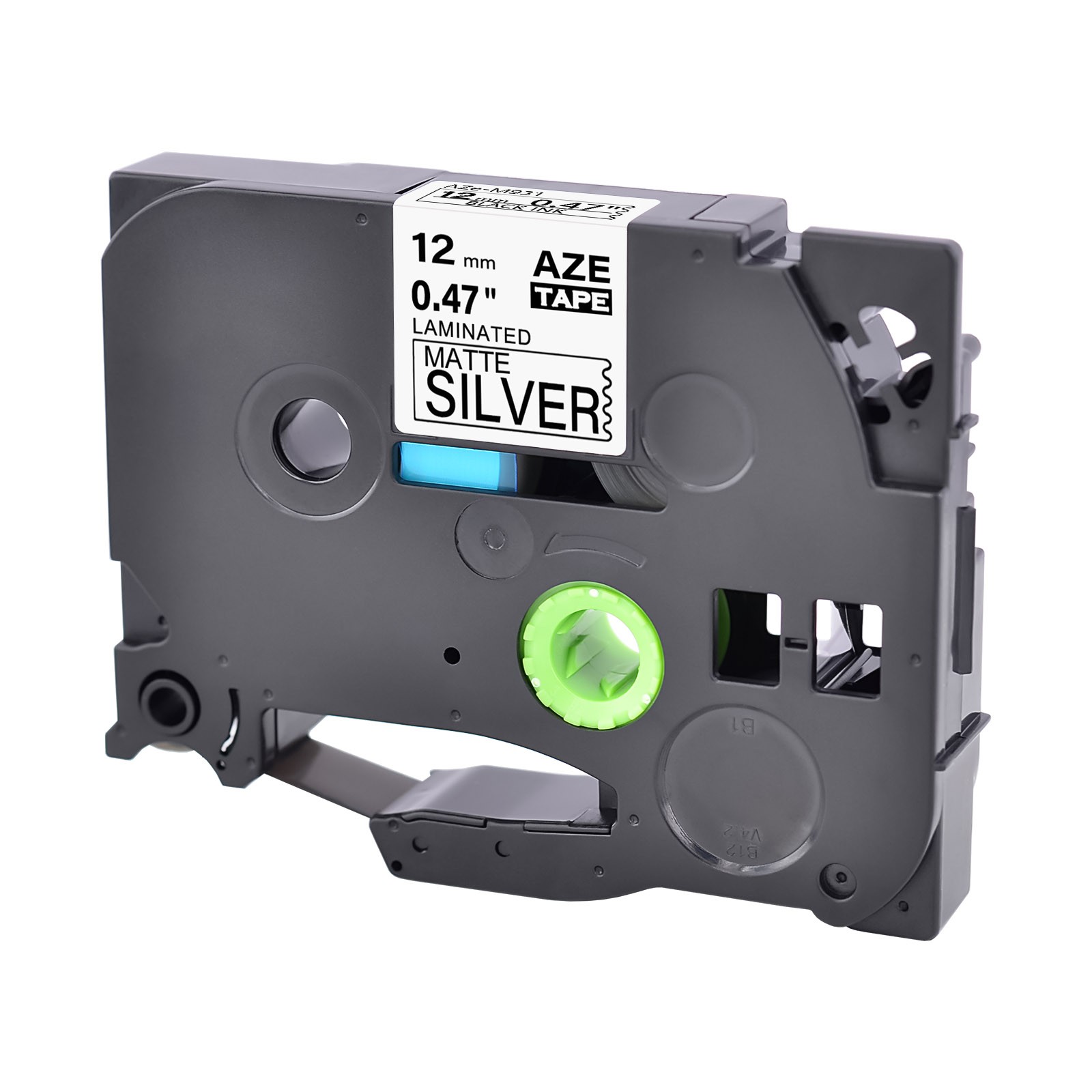 4x TZ-M931 TZe-M931 Matte Black On Silver Label Tape For Brother P-Touch Printer