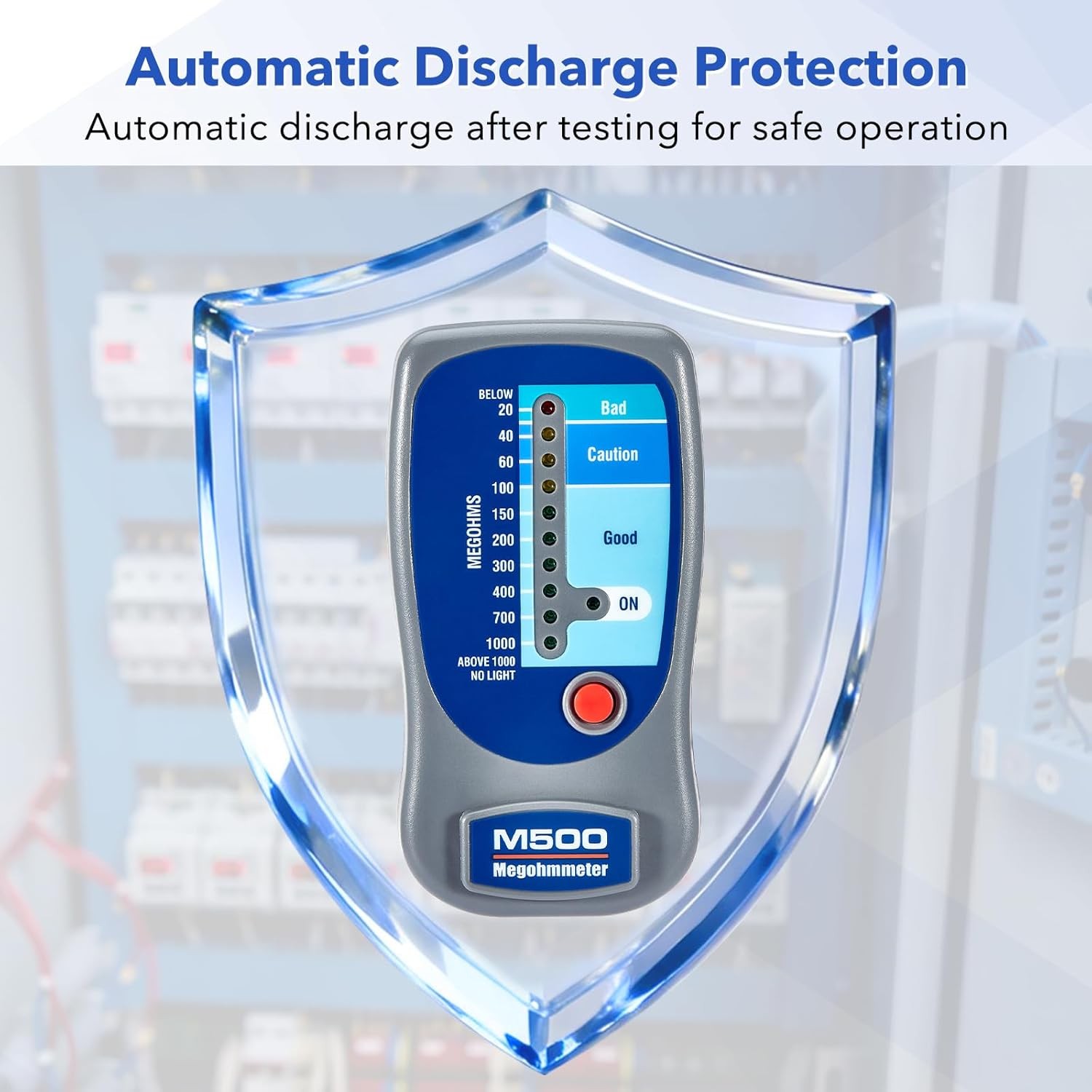 M500 Insulation Megohmmeter, Compatible with Supco M500 Tester up to 1000MΩ | St