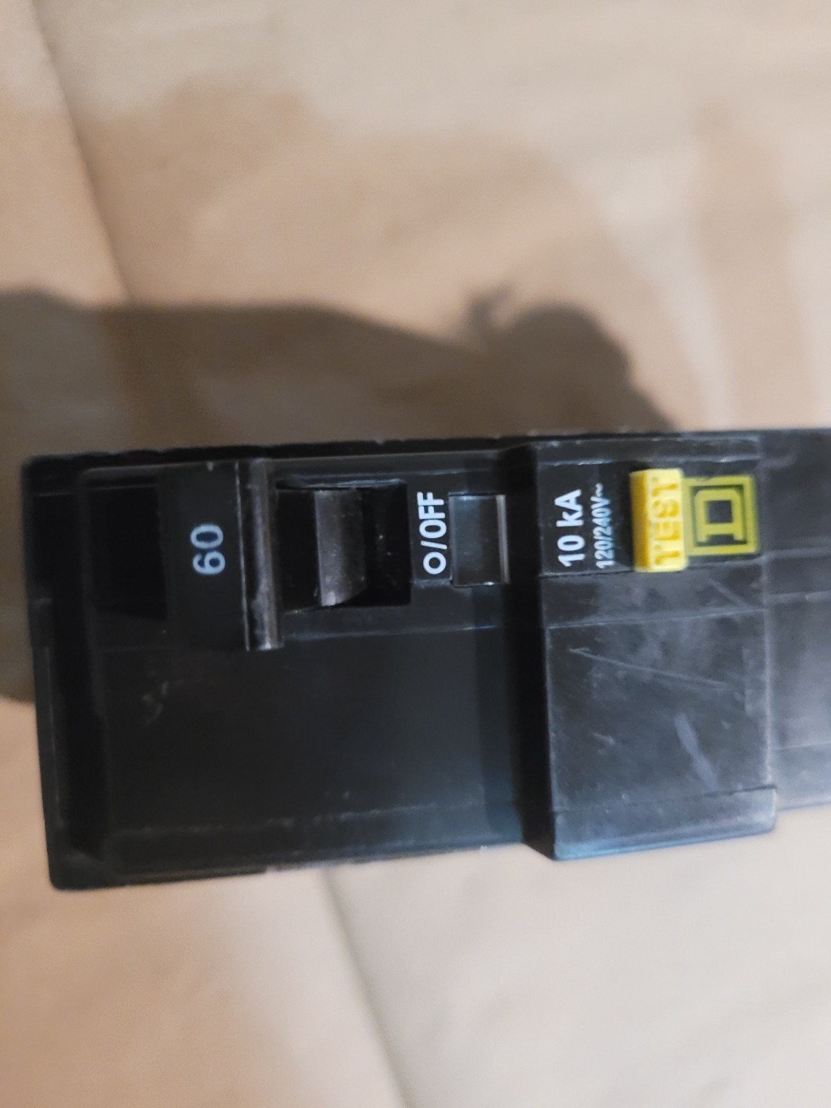 Square D – QO260GFI – Circuit Breaker, 60A, 2 Pole, 120/240Vac