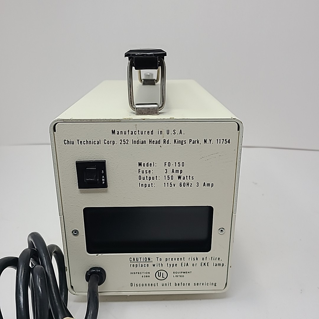 Chiu Technical Lumina FO-150 150W Fiber Optic Light Source – BASE ONLY