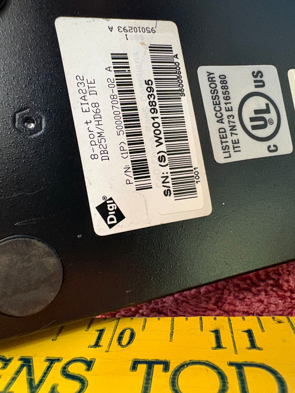Digi 50000708 EIA232 DB25M / HD68 DTE External Box