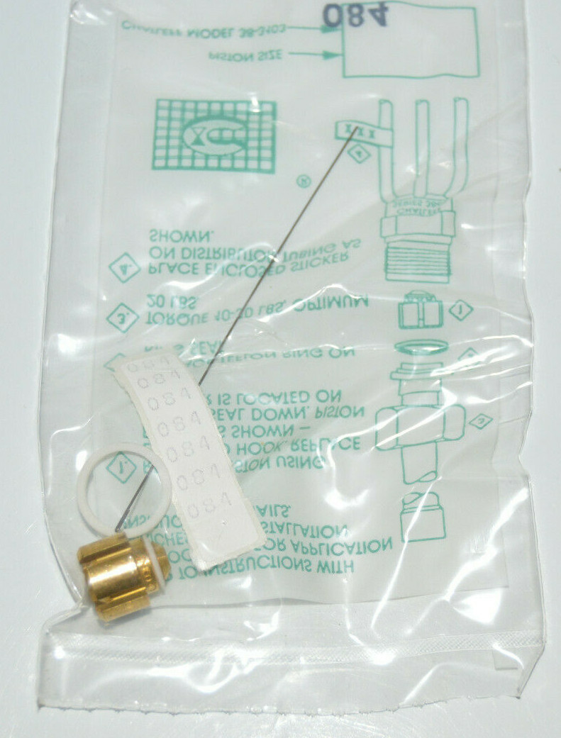 Armstrong Lennox Danfoss HVAC Piston Orifice Kit .084 Orfice Chatleff 38-3103084