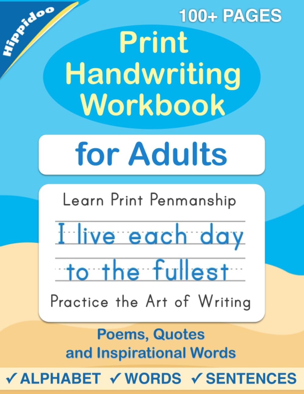 Print Handwriting Workbook for Adults: Improve your printing handwriting &…