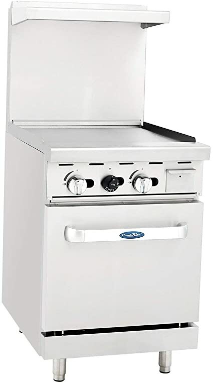 Used Excellent Shape Atosa CookRite ATO-24G, 24″ Griddle with Oven NATURAL GAS