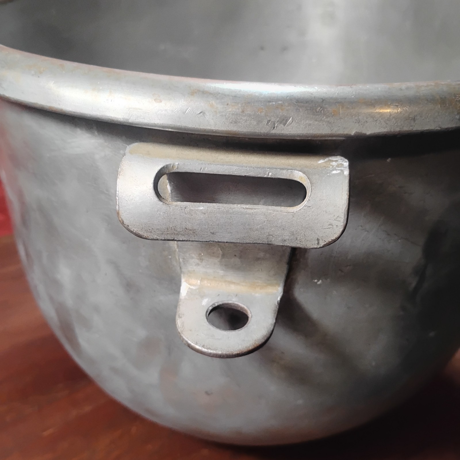 USED Hobart 12qt BOWL A-120-12 Steel Mixing Bowl (DAMAGED-for Parts NOT WORKING)