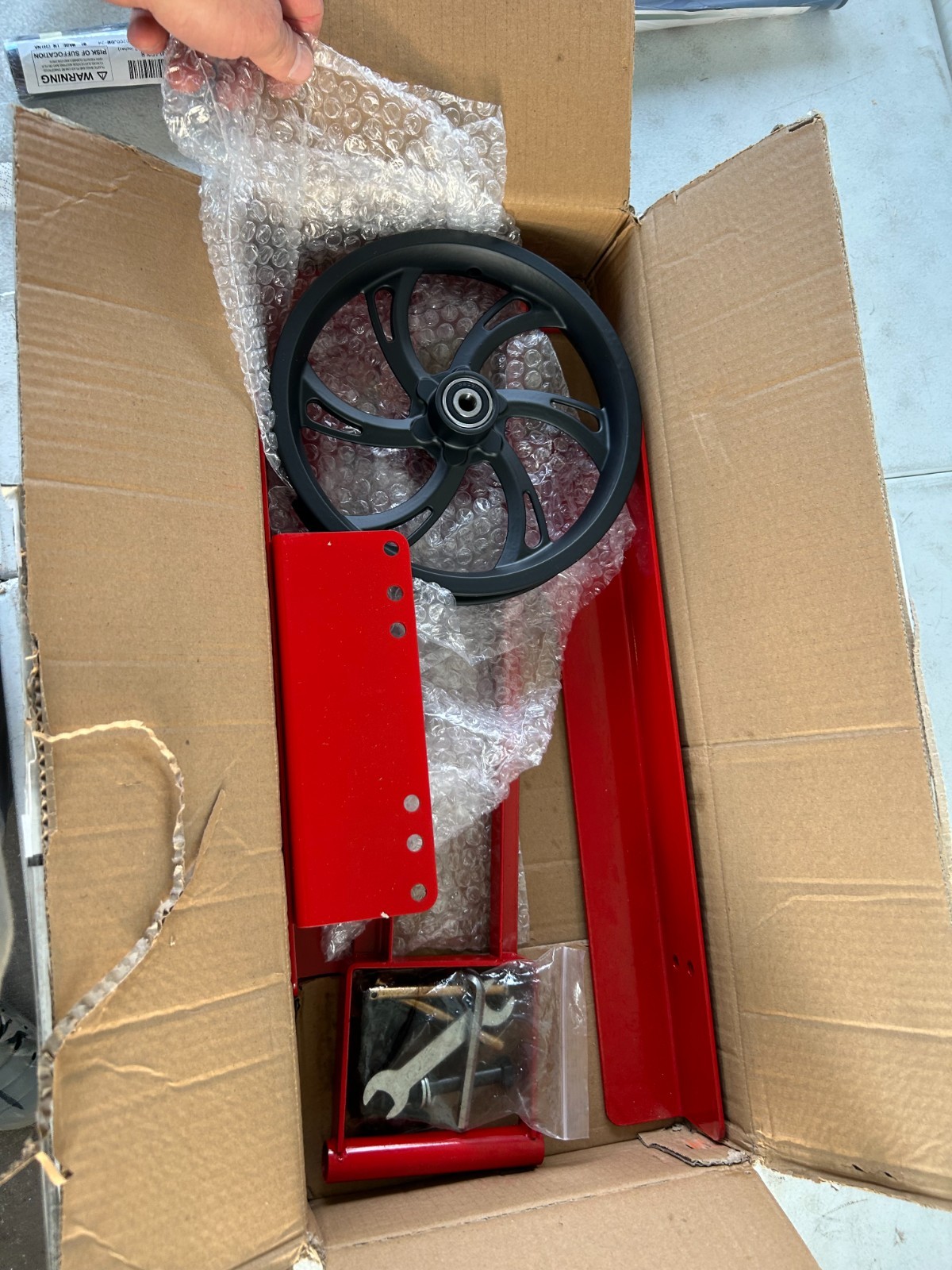 Hoisting Wheel w/ Long Handle 500 Lbs Universal Ladder Pulley Attachment Lifting