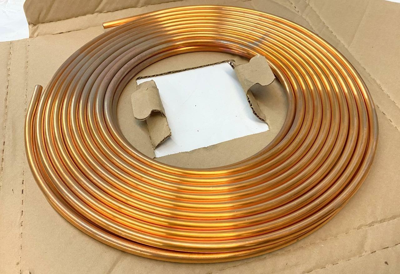 IUSA Cambridge-Lee 1/4″ L x 60′ Soft Temper Copper Refrigeration Tubing Pipe