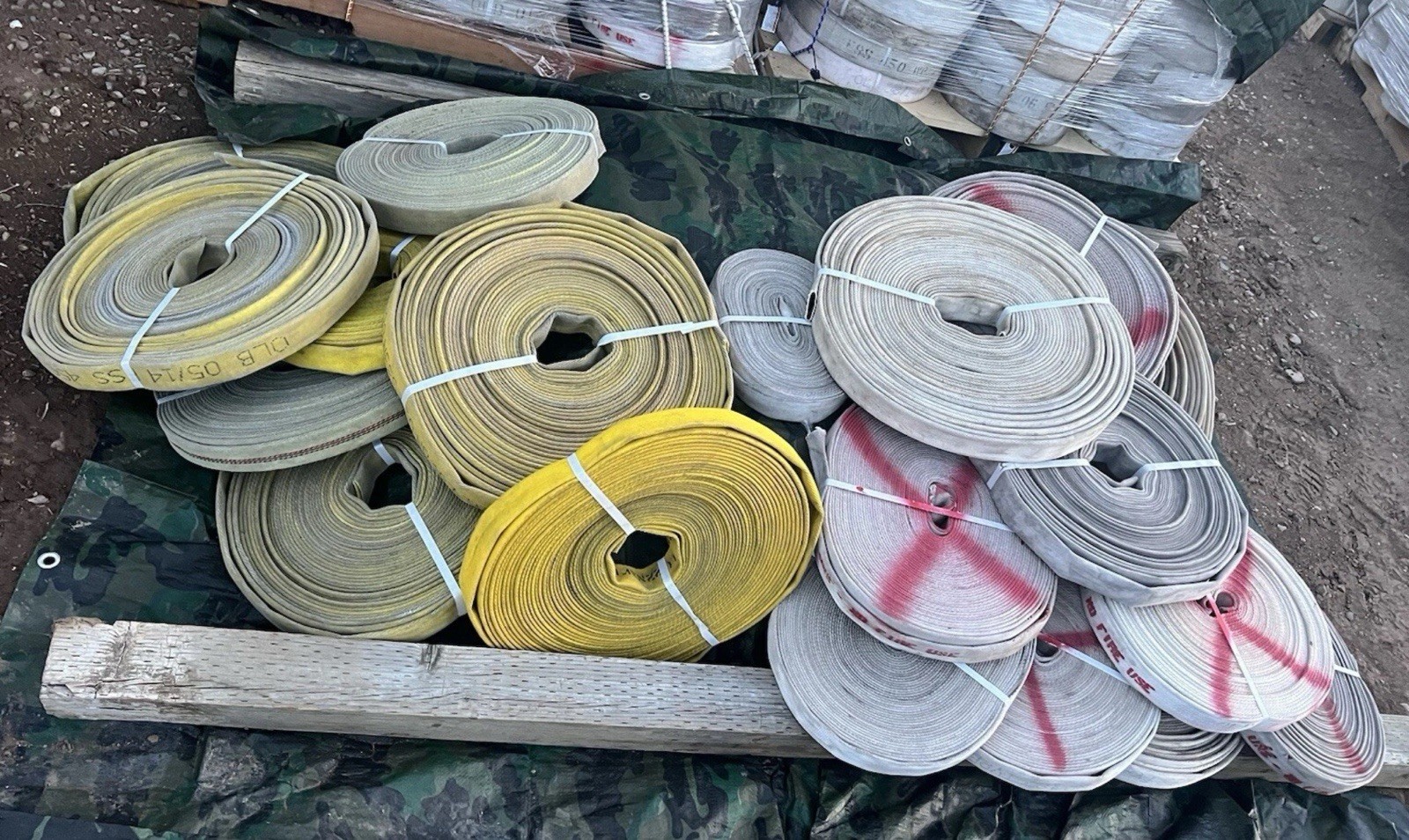Decommissioned Wildland Fire Hose with NPSH Couplers – 1.0” x ~100’