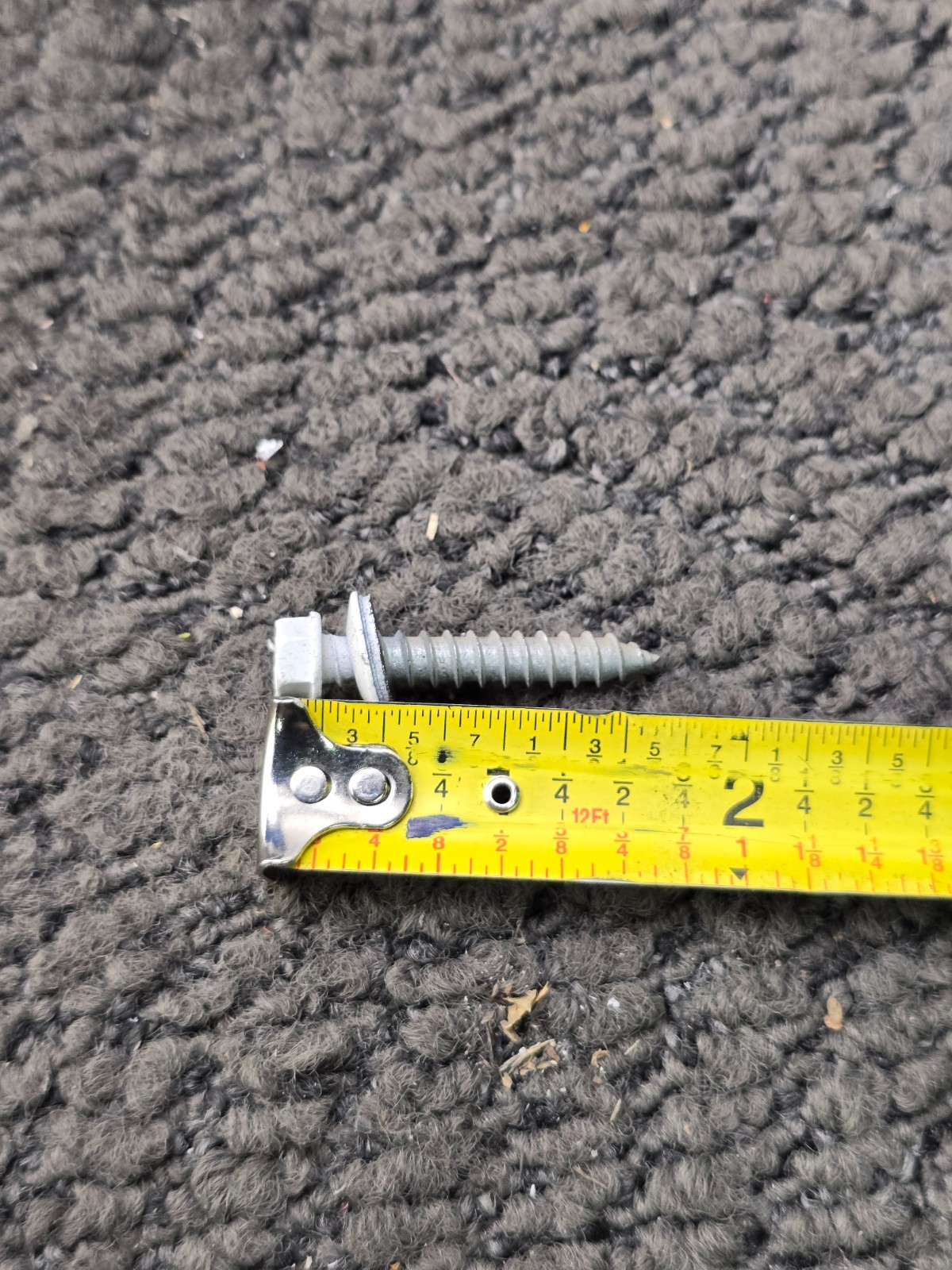 (QTY 250) #12 x 1-1/2″ Hex Head Metal Roofing Sharp Point Screws with Washers