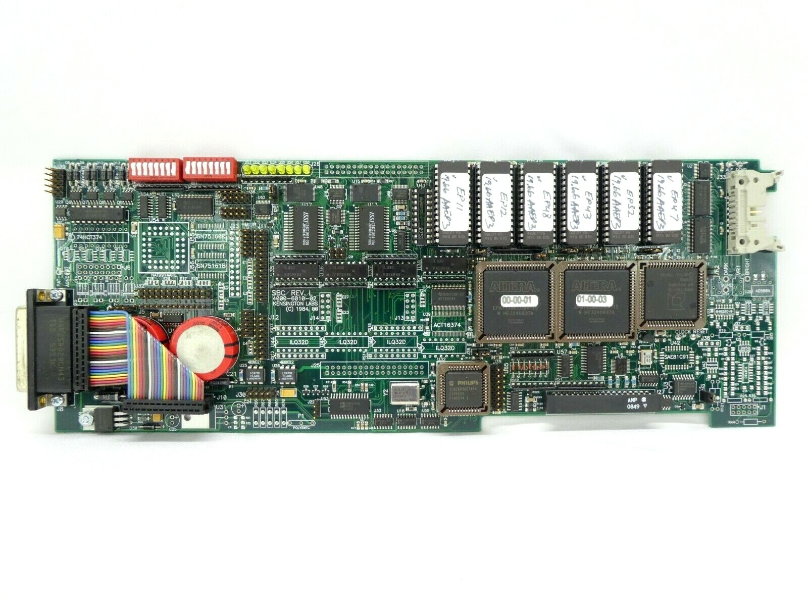 Kensington 4000-6010-02 SBC Single Board Computer PCB Rev. L 19.66 AAEP3 Spare
