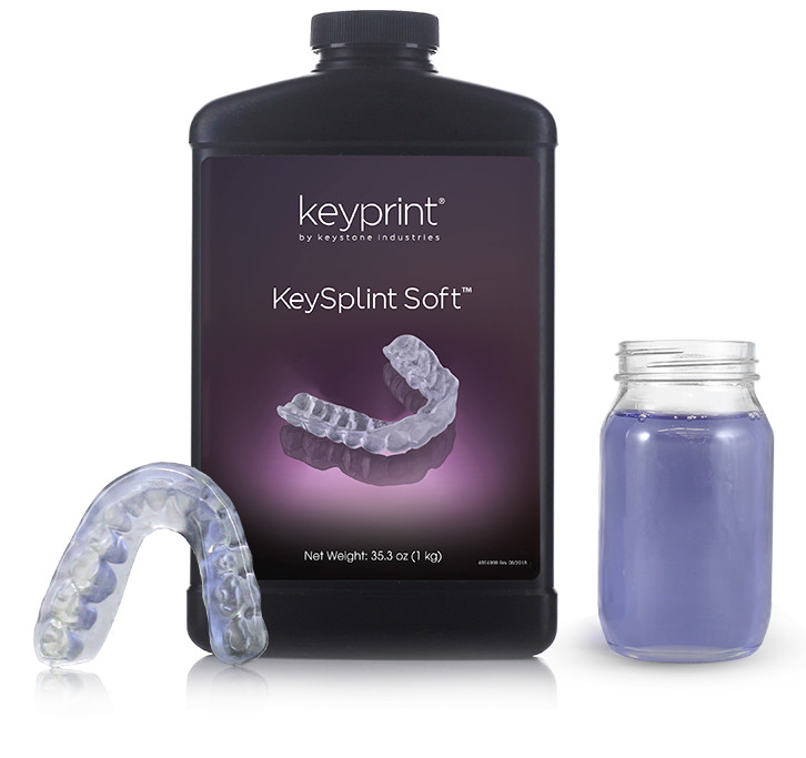 Keystone 4200005 KeySplint Soft Dental Splint Resin Material 0.5kg
