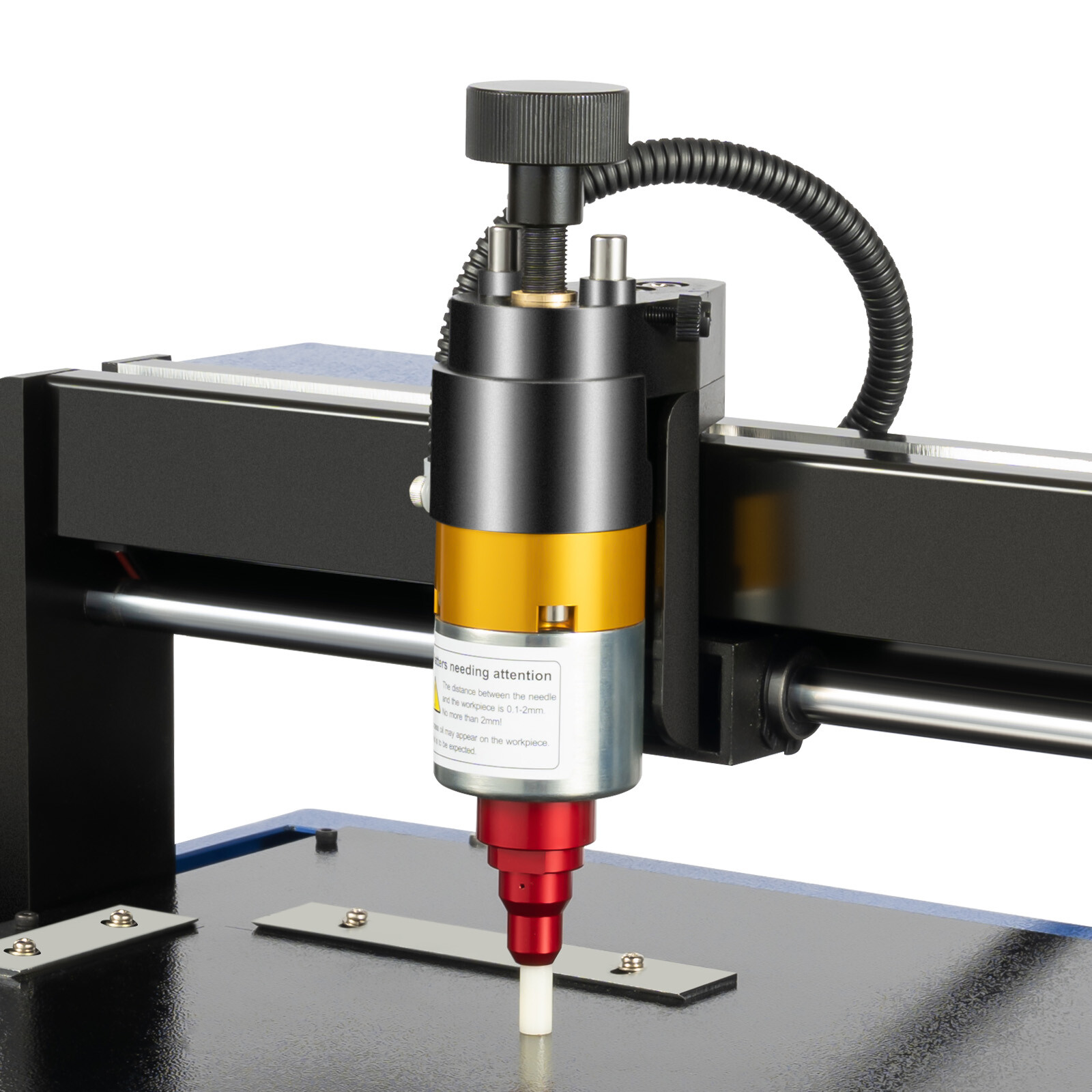 110V Electric Metal Marking Machine Dot Peen 200x150mm For Number Letter Label