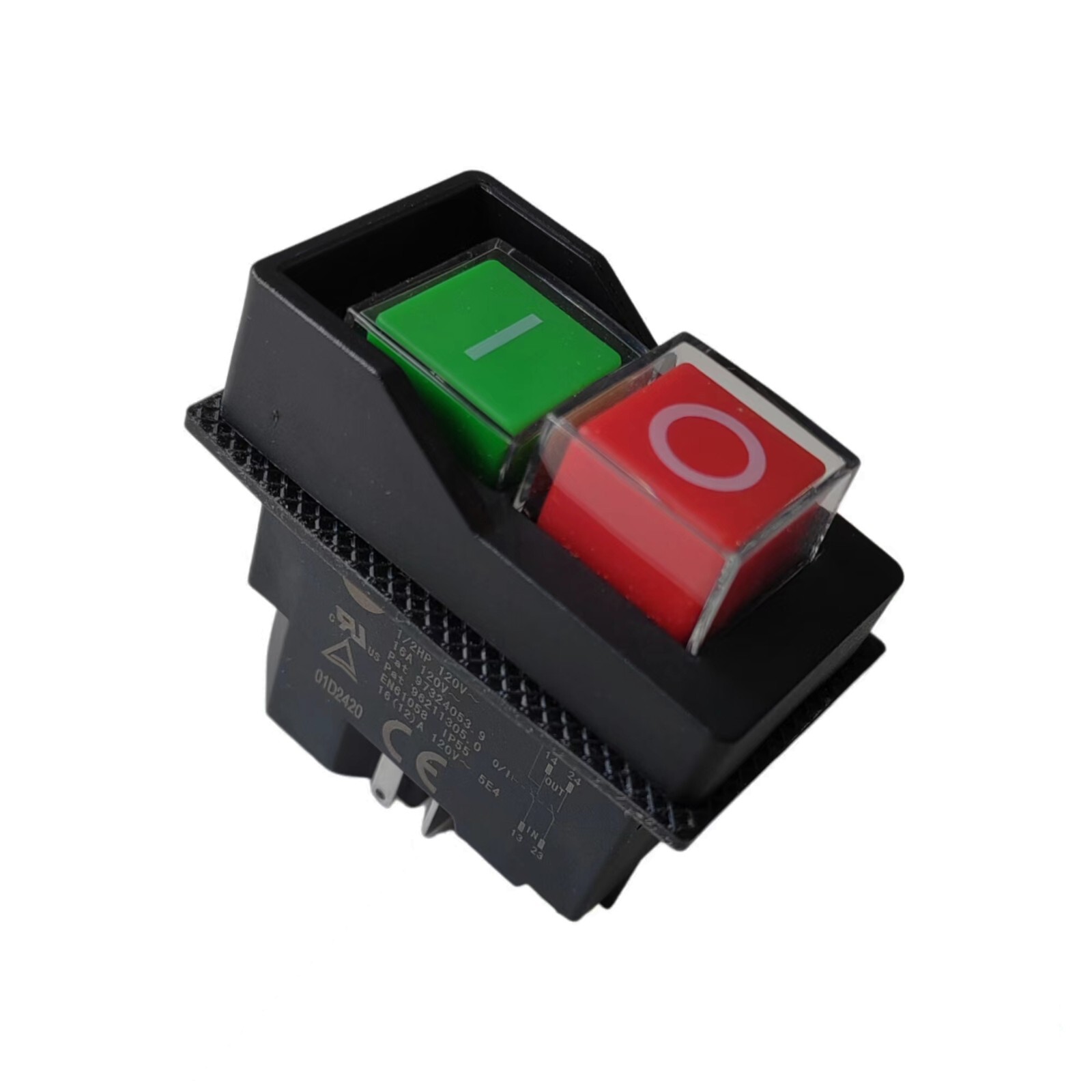 1pcs KJD17/120V 5Pins KJD17 120V Pushbutton Switches 1/2HP 16A Switches