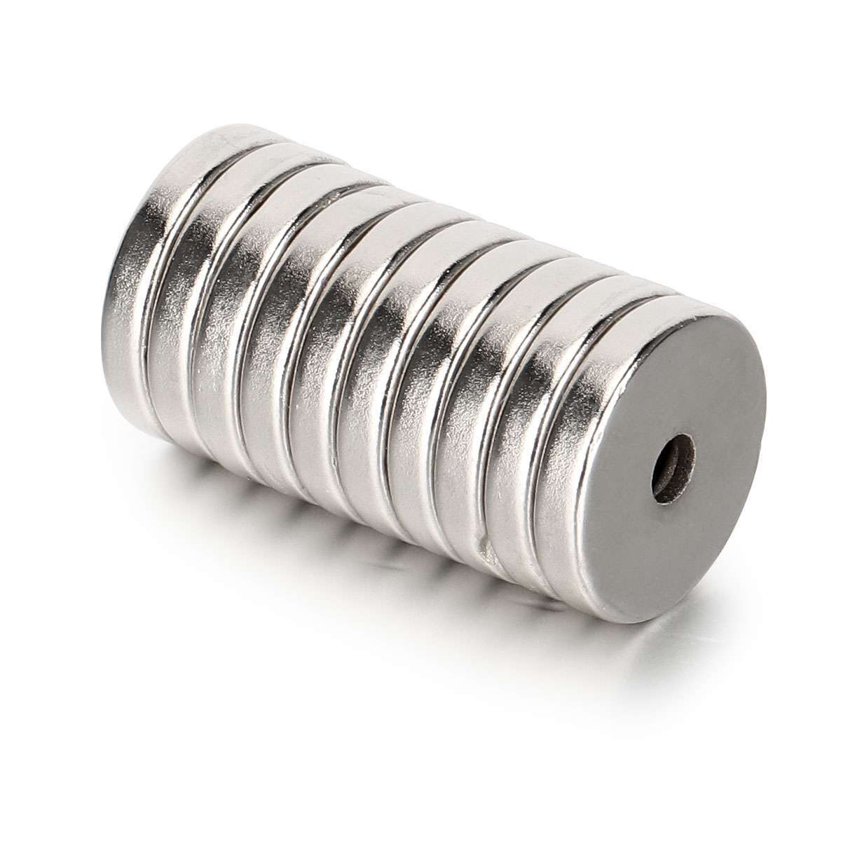 20/30/50x Strong Countersunk Ring Magnets 15 x 3mm Hole 3mm Rare Earth Neodymium