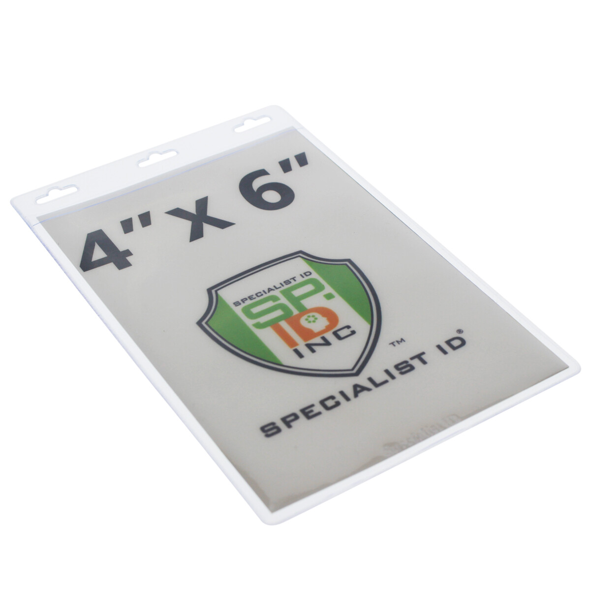 2 Pack 4X6 Extra Large Badge & Ticket Holders for Special Events – 4 X 6 Sleeves