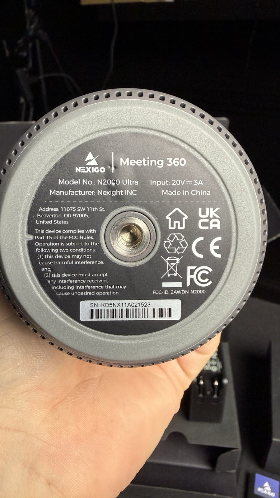 NexiGo Meeting 360 Ultra (Gen 3) , AI-Powered Framing and Auto Tracking camera