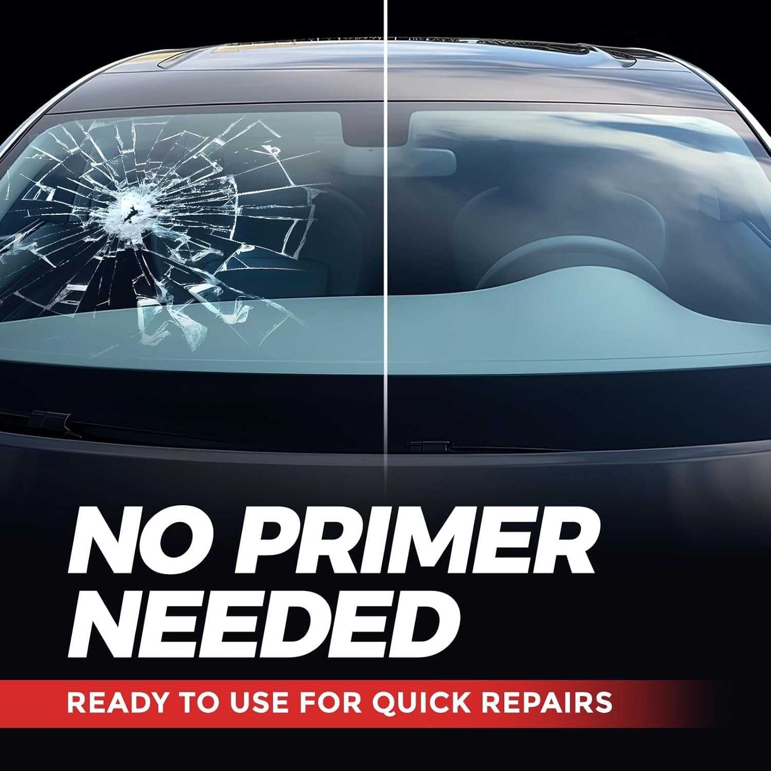 Professional Auto Glass Sealant 10.5oz Weather Resistant Quick Set Adhesive
