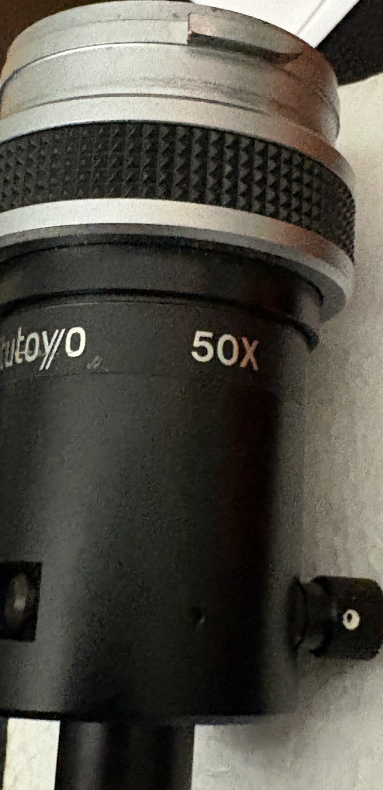 Mitutoyo 172-204 50X Lens with Box likeNEW