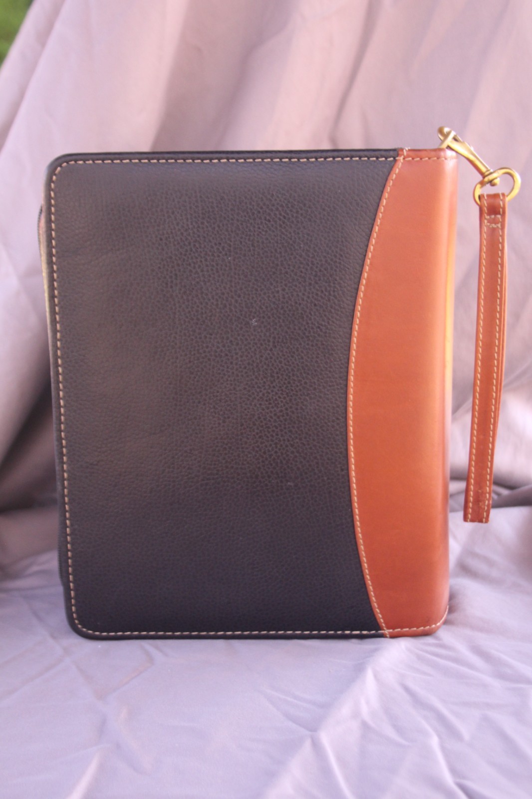 Franklin Quest Classic Planner 11344.156 Verona Leather w/ Aniline Trim 7 Rings