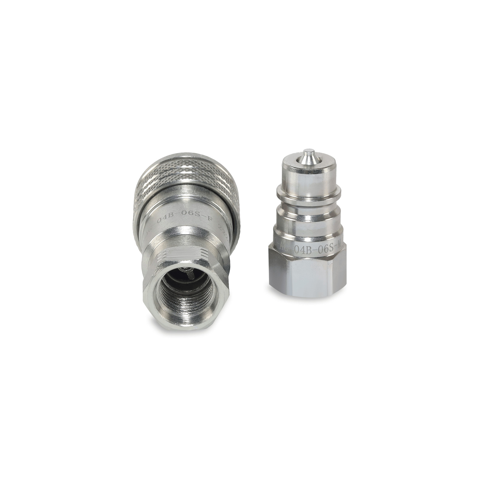 1/4″ AG Hydraulic Quick Couplers Set – 3/8″ SAE Thread