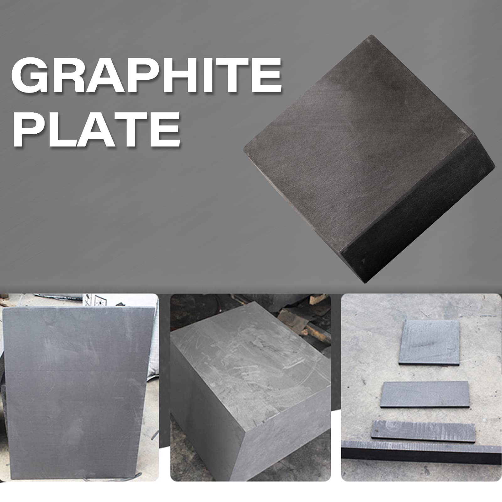 2 Packs Graphite Ingot Block 99.9% High Purity EDM Plate Gold,Silver