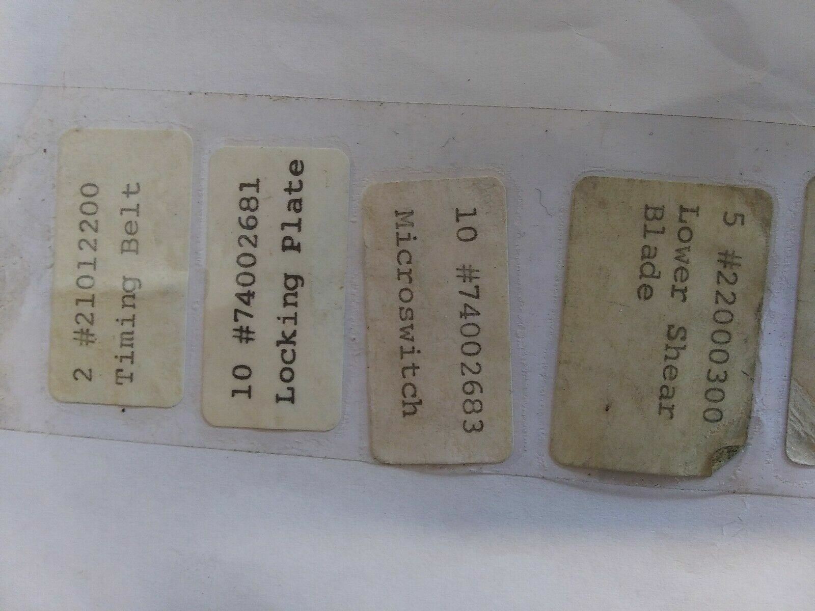 Better Pack Repair Parts Bulk Lot