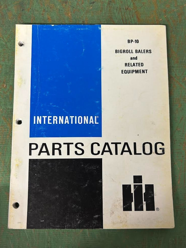 1982 International Parts Catalog – BP-10 Bigroll Balers and Related Equipment