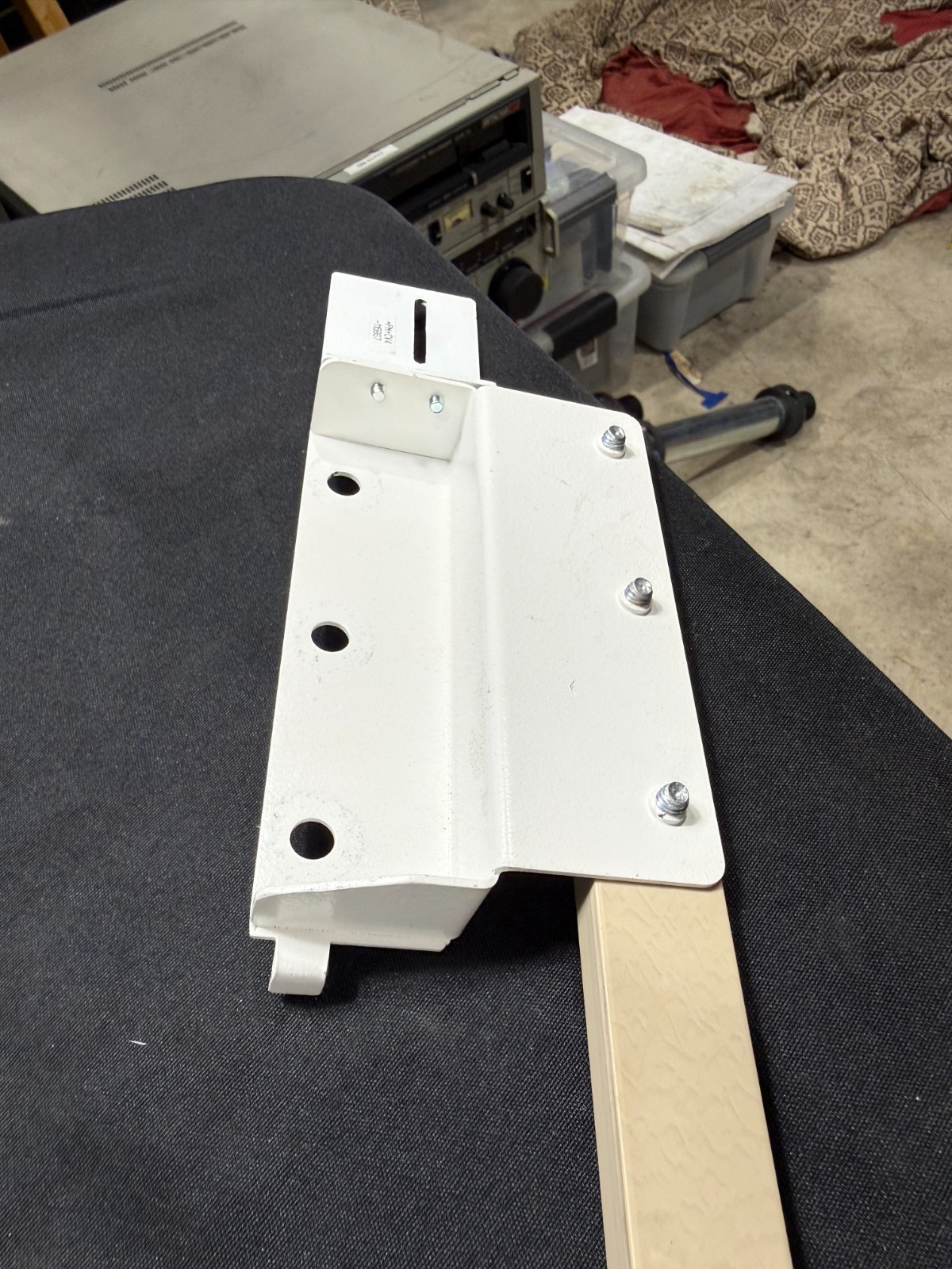 Bosch Rexroth Conveyor Sensor Mounting Track Rail Assembly With Brackets Used
