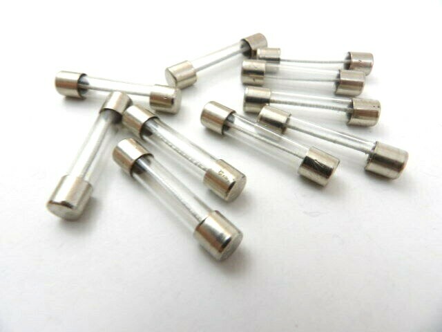 Lot of 10 Littelfuse 3AG1/2A 250V 1/2 Amp Glass Fuses Slow Blow 1/4″ x 1-1/4″