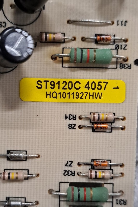 Honeywell ST9120C 4057 Furnace Control Board HQ1011927HW used ST9120C4057