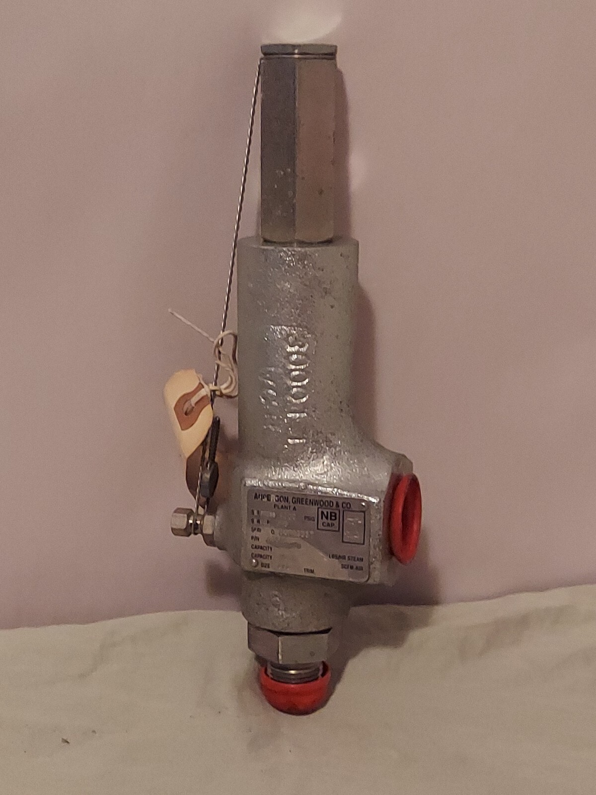 Anderson Greenwood 83SM48-4 Carbon Steel Relief Valve 4000psi 1/2in Npt 172scfm