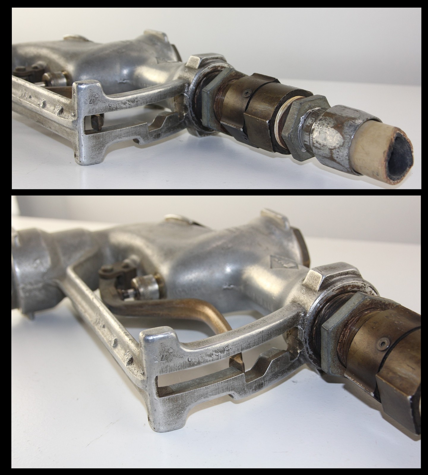 OLD GAS NOZZLE OPW Dover 1290 Fil-O-Matic Automatic Shut Off Bulk Fuel w/Swivel