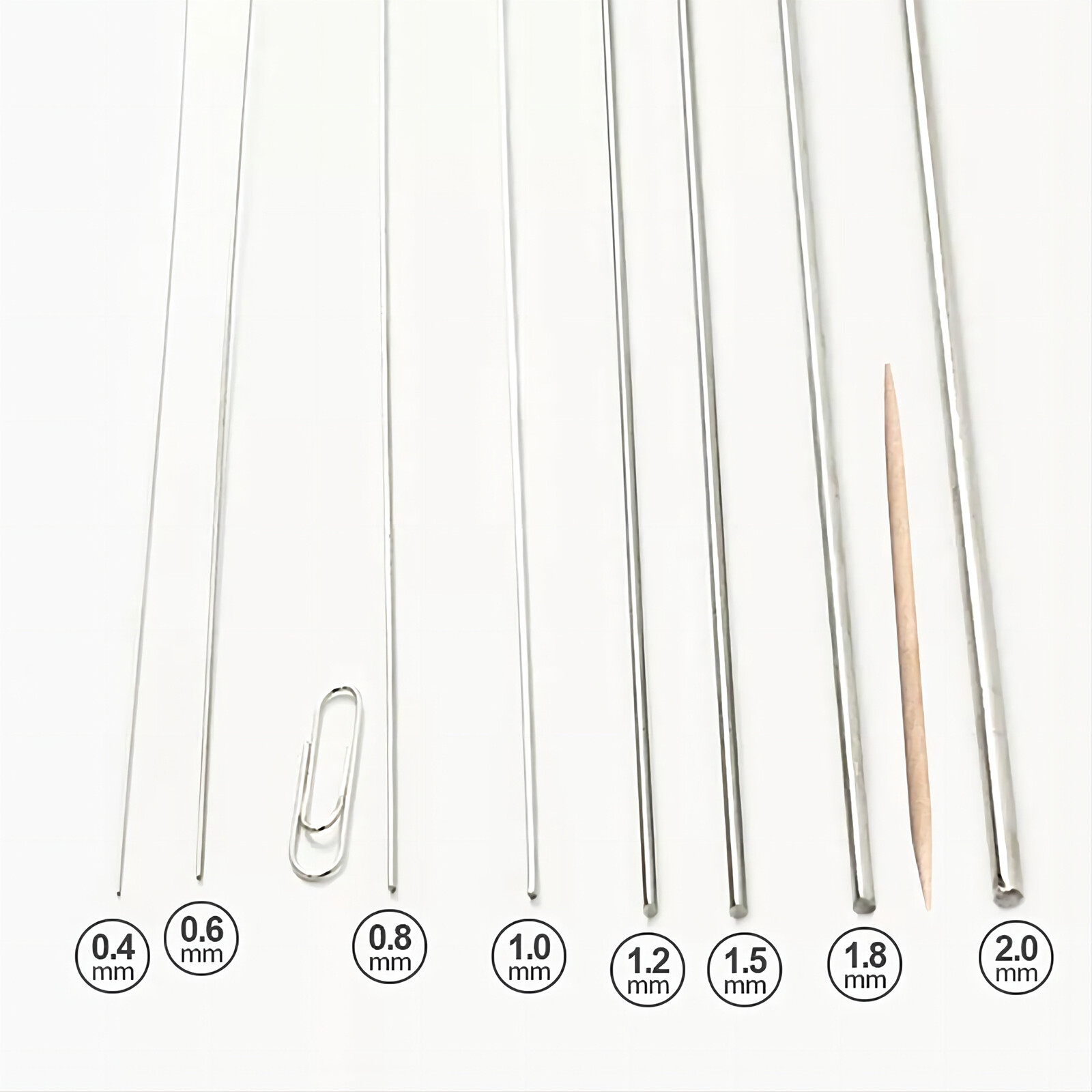 304 Stainless steel bright wire single hard steel 0.2mm 0.3mm 0.4mm 0.5mm to 3mm