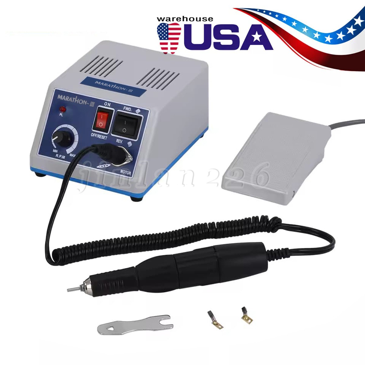USA Dental Lab Marathon Drill Micro Motor Polisher & 35K RPM Polishing Handpiece