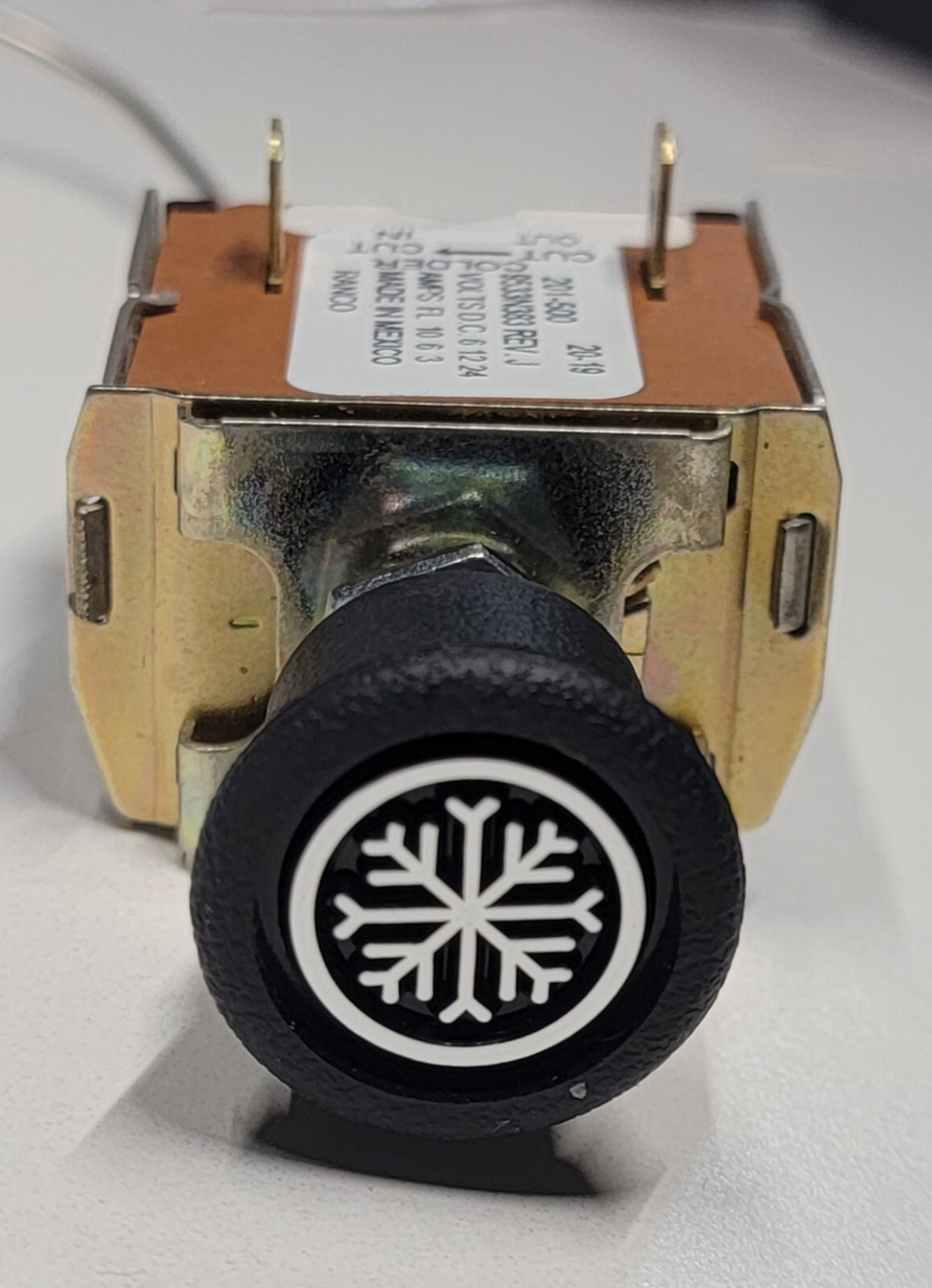 Ranco 9533N383 A/C Rotary Thermostat Refrigeration Temperature Sensor w/ Knob