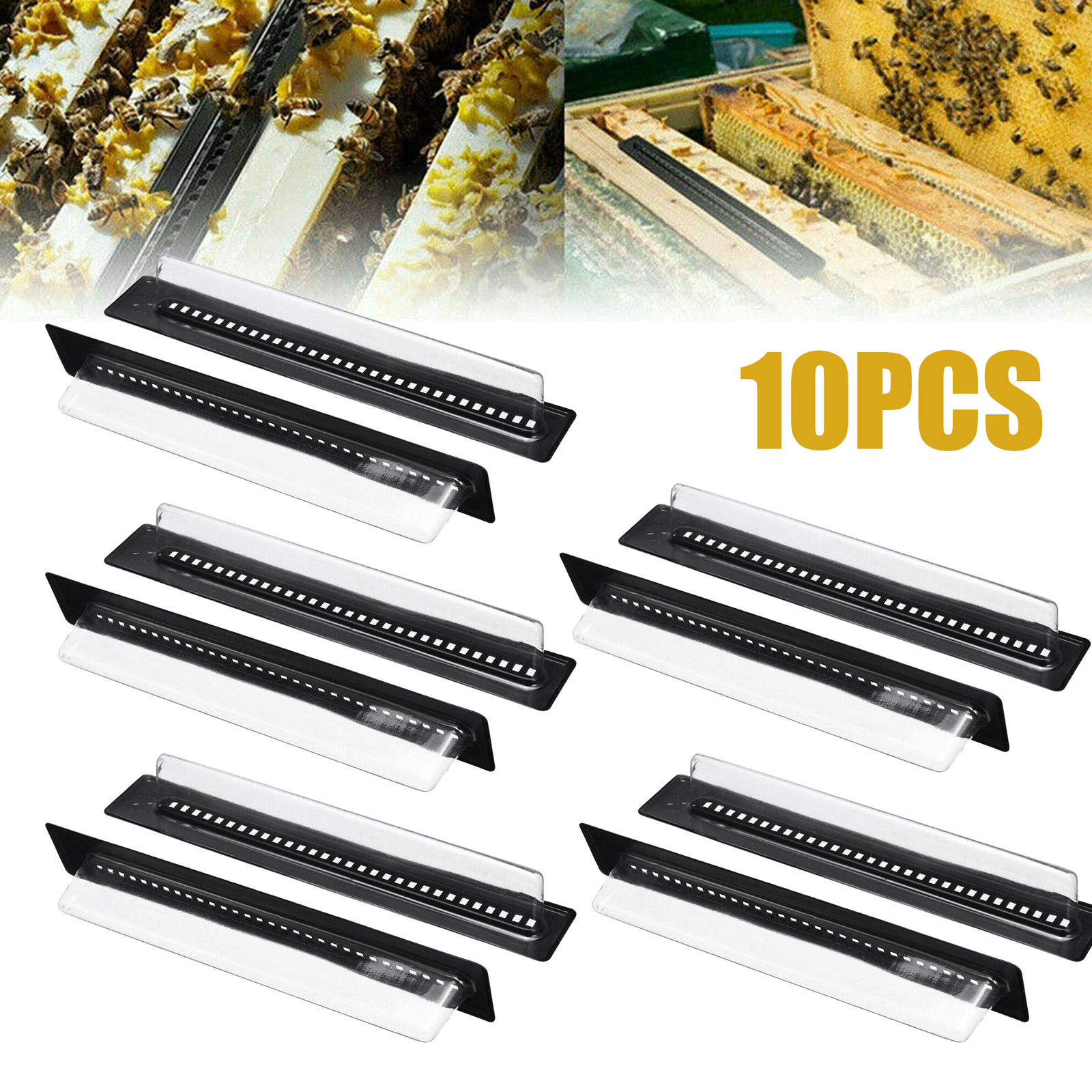 10X Plastic Small Bee Hive Beetle Blaster BeeHive Beetle Trap Beekeeping Tools