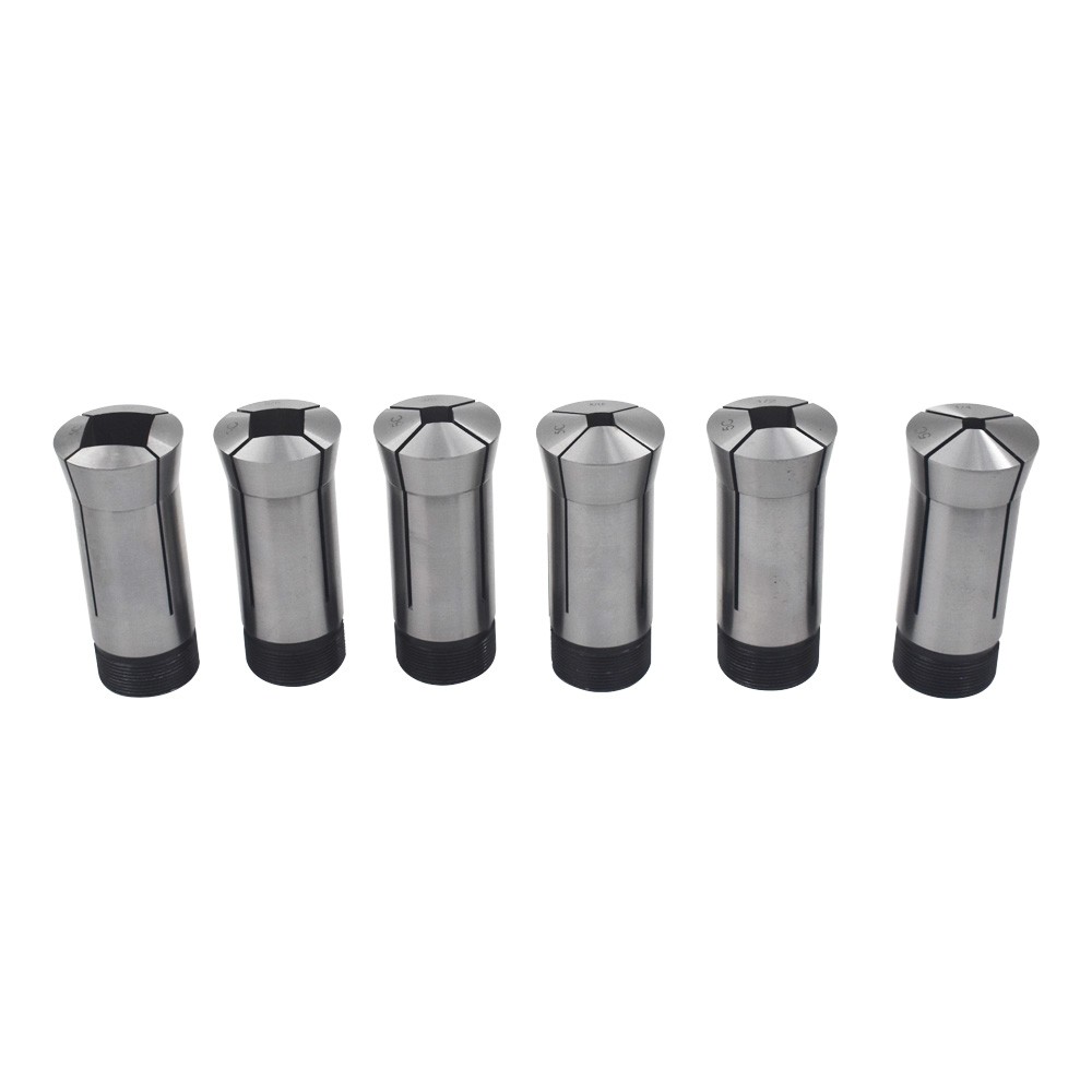 6Pcs 5C Square Collet Set 1/4″,5/16″,3/8″,1/2″,5/8″,3/4″