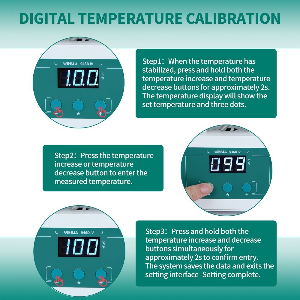 YIHUA 946D-IV Mini Digital Soldering Preheating Plate for Electronics Repair