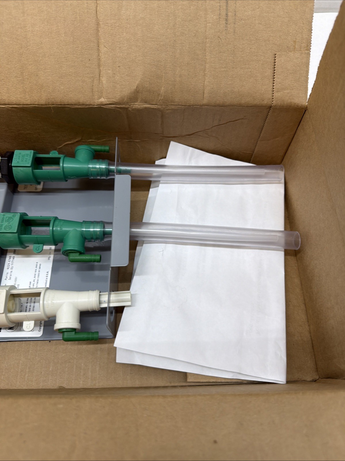 ECOLAB C&CLN 3VLV LLHS Assy 3 Valve Chemical Cleaning Dispenser # 9221-1785