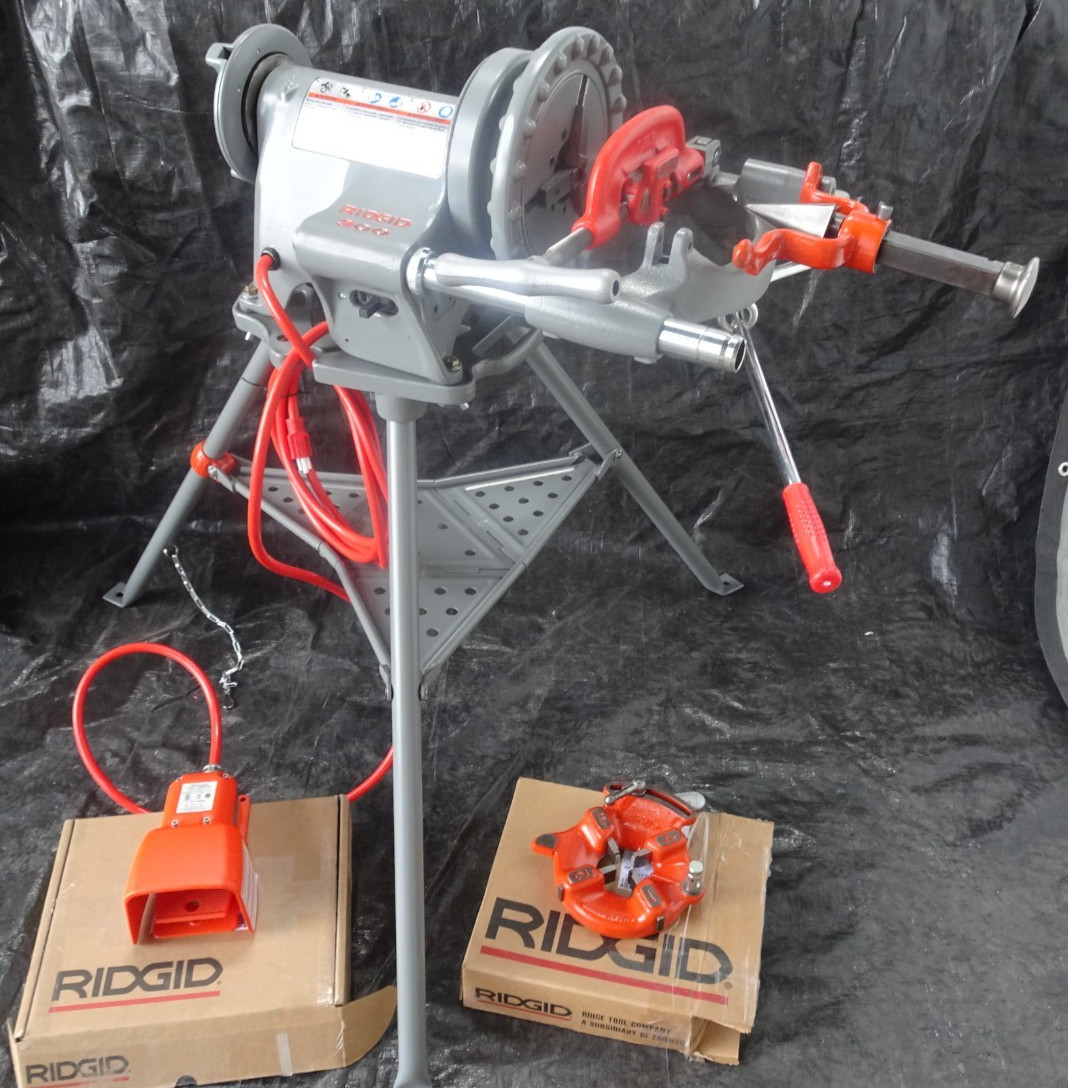 RIDGID 41855, Complete Ridgid 300 Pipe Threading Machine, Refurbished!