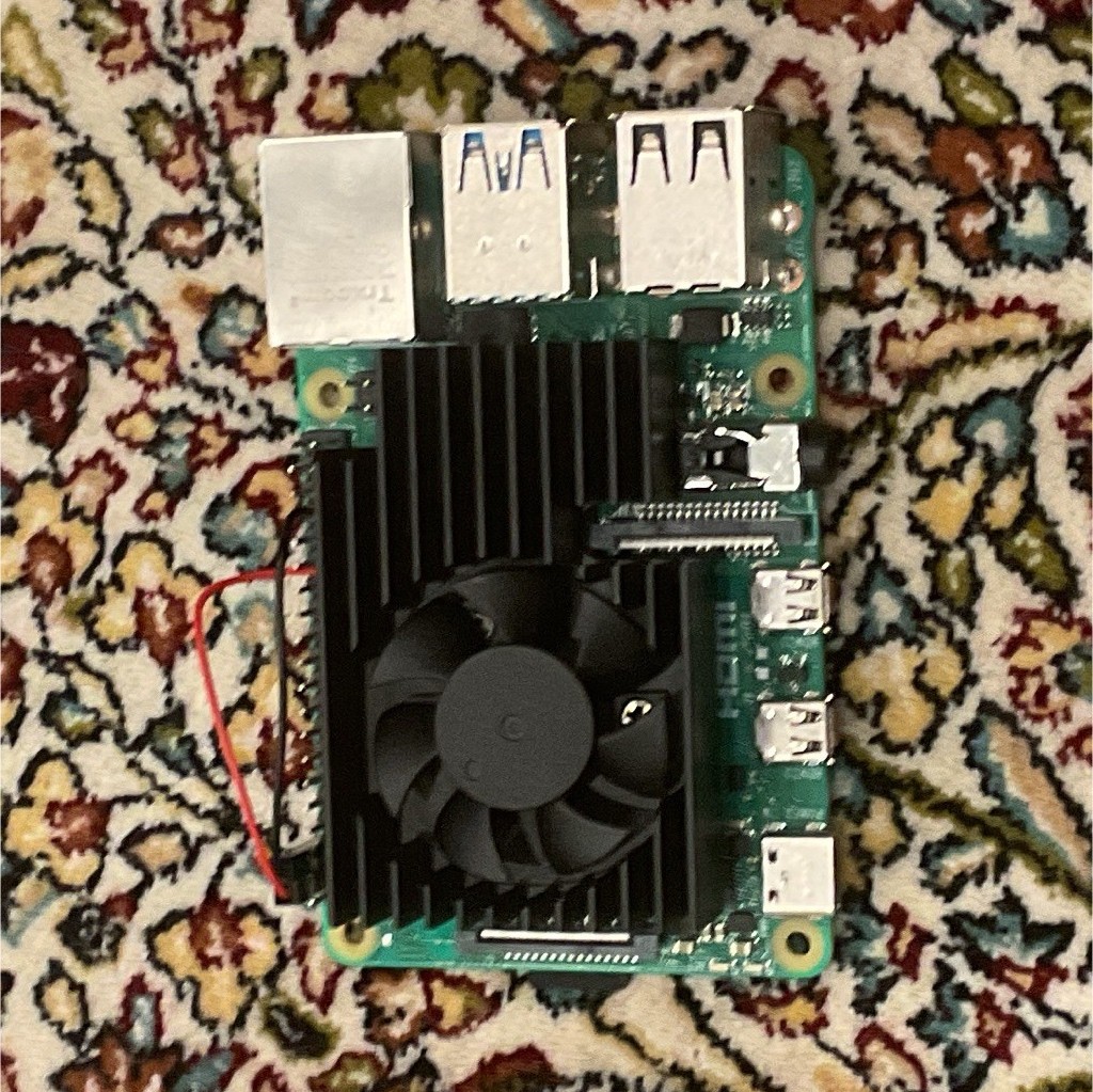 Raspberry Pi 1GB RAM Single Board Computer w/ Heatsink Fan, 16GB SanDisk microSD