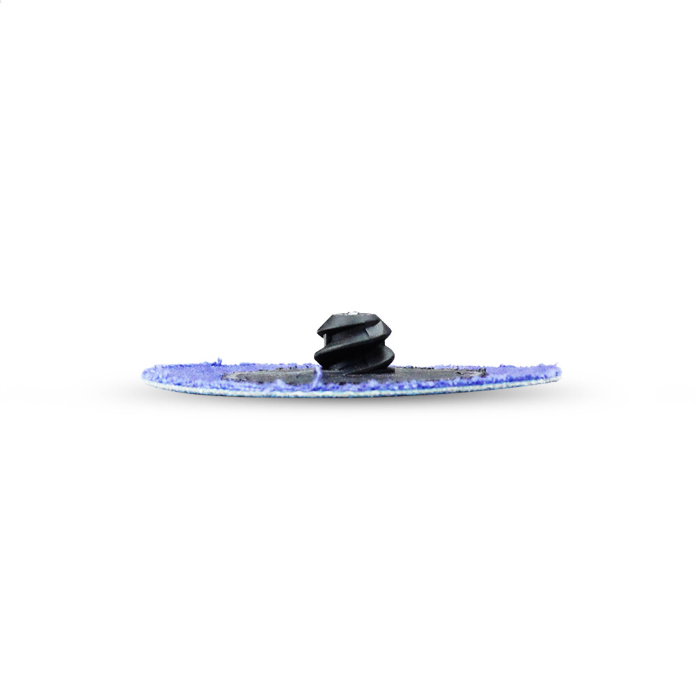 100 Pack- 2″ Zirconia 80 Grit Quick Change Sanding Disc Black Hawk, Type R Roloc